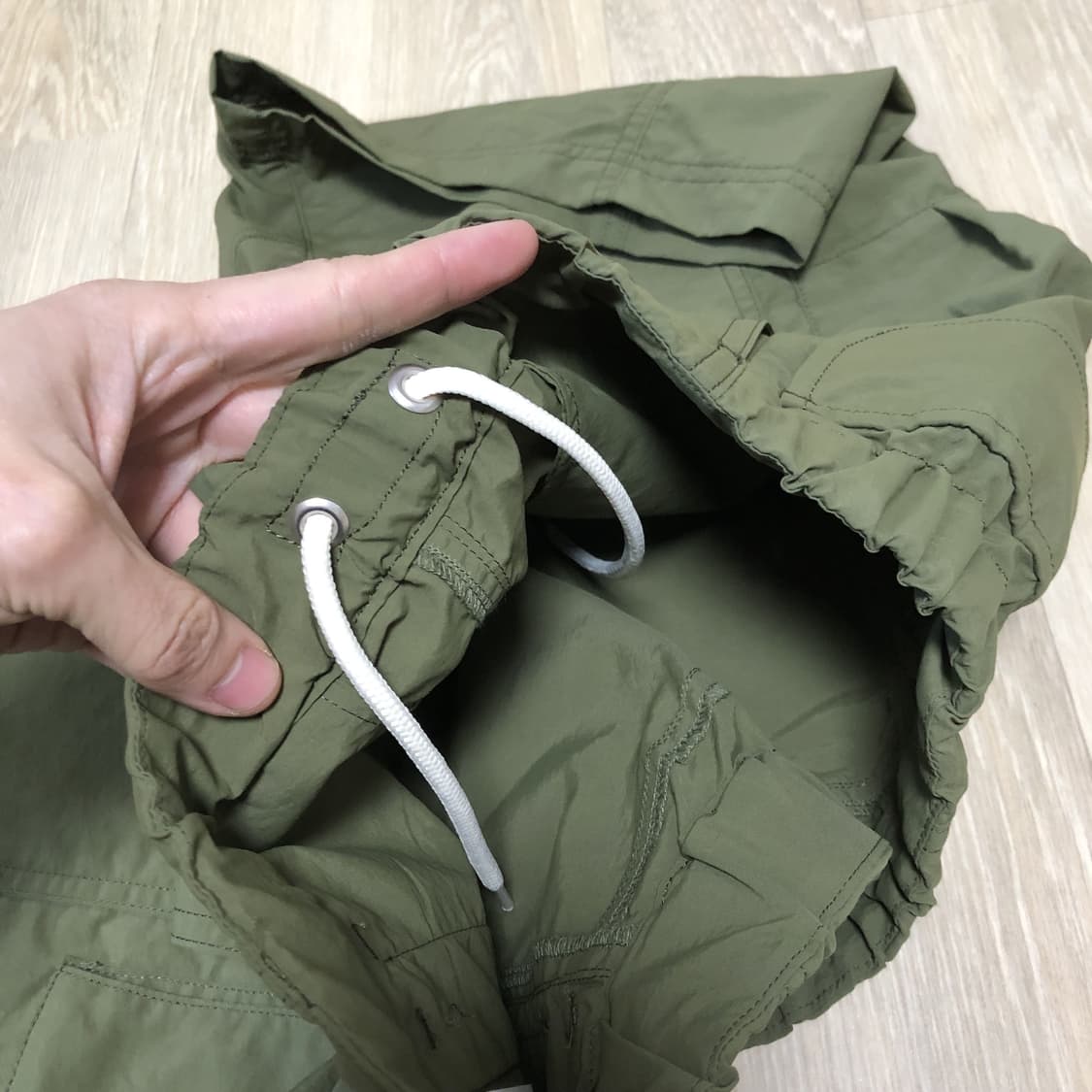 (M) 새상품 마운틴 리서치 나일론 오피서 쇼츠 올리브 카키 상품이미지4