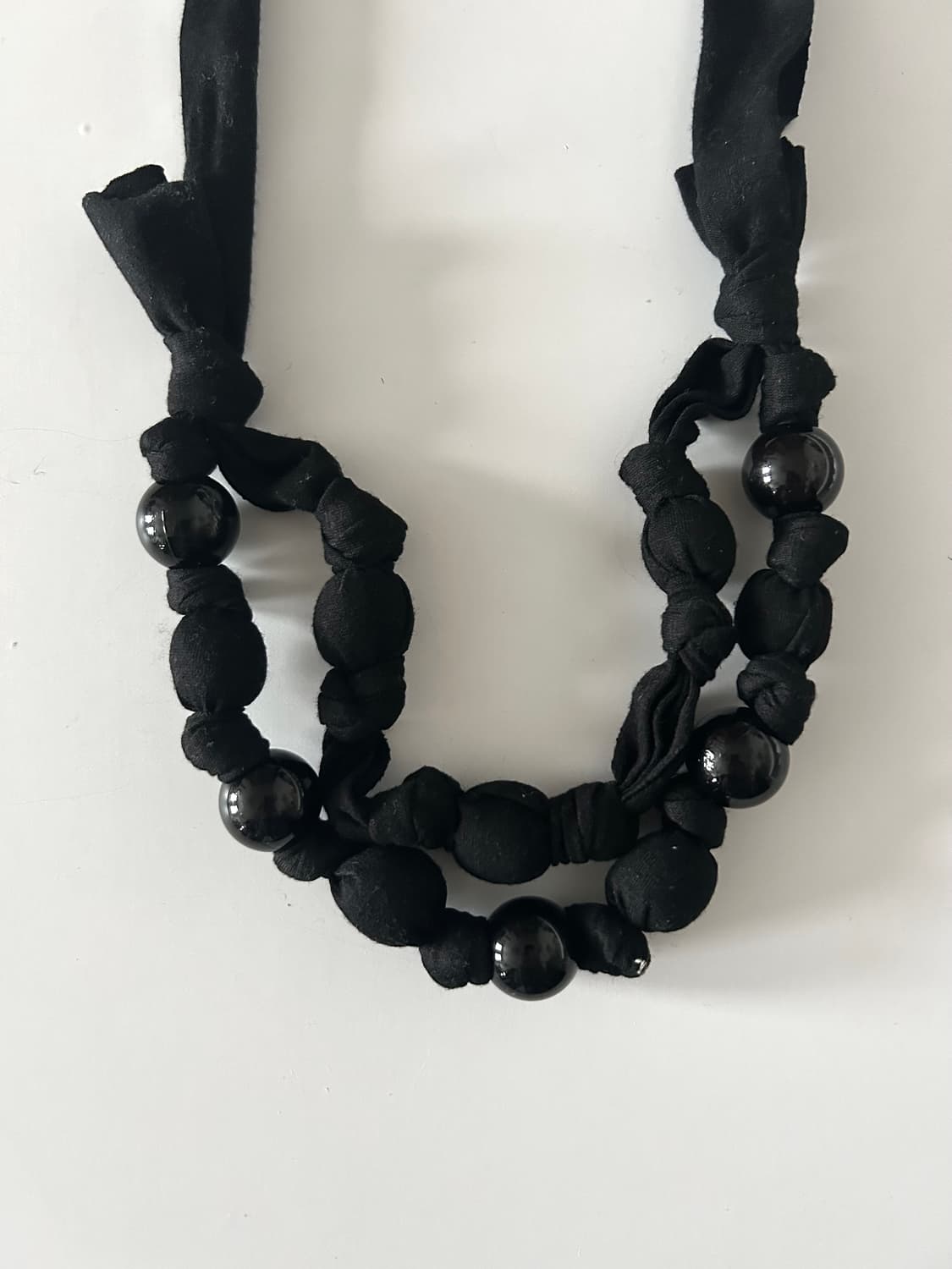 빈티지 블랙 매듭 목걸이 상품이미지1