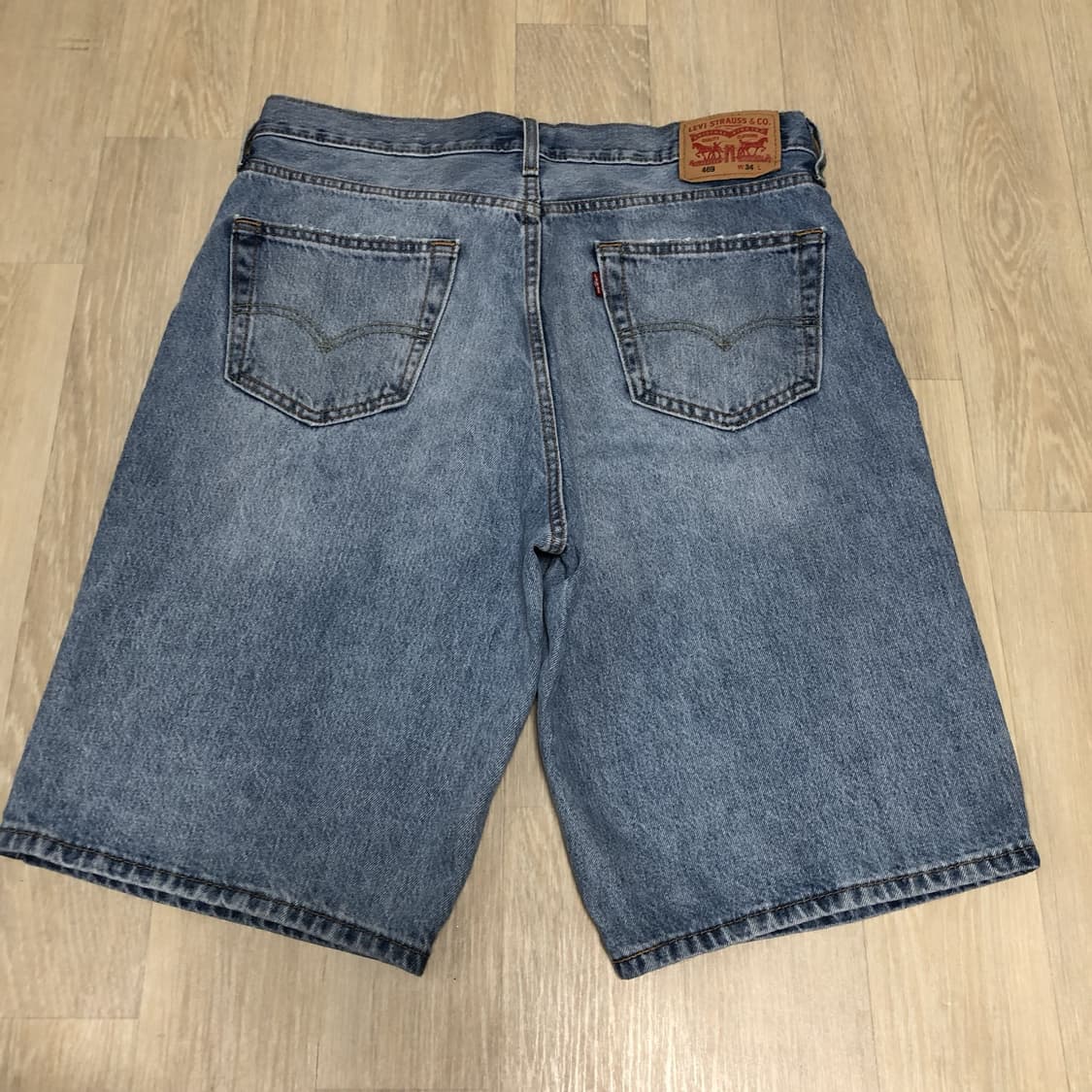 (34) 리바이스 Levi's 469 연청 루즈 쇼츠 반바지  상품이미지10