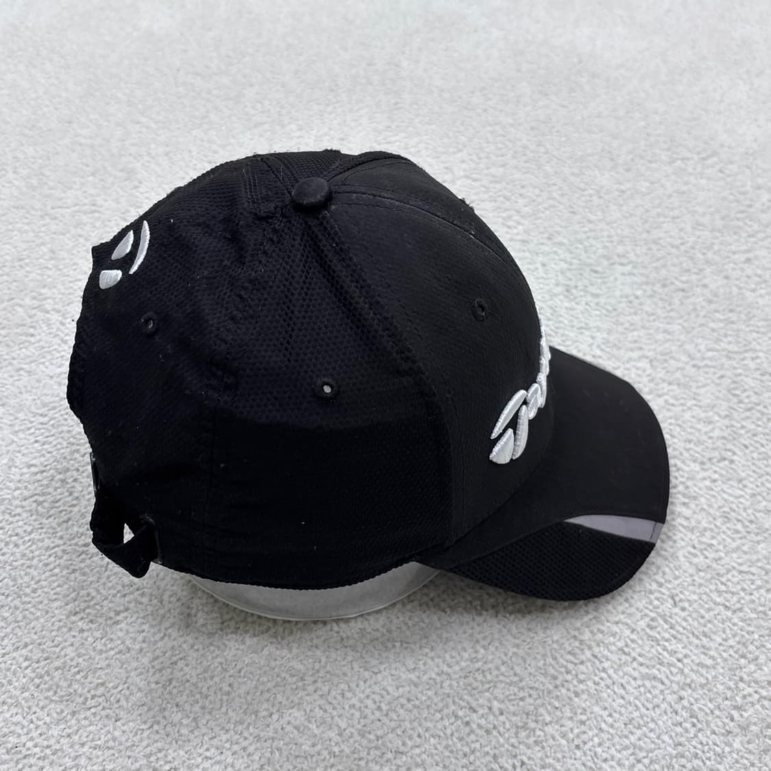 F 테일러메이드 블랙 볼캡 (오염확인) 0406E 상품이미지4