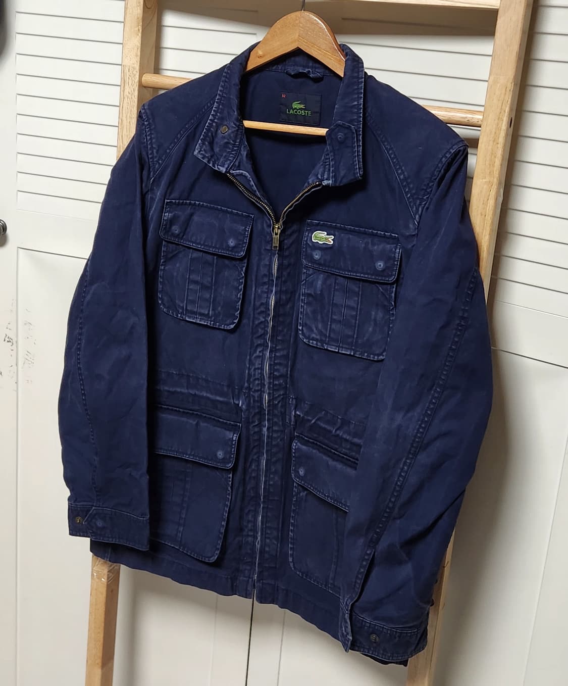 라코스테 딥네이비 워싱 워크 자켓 상품이미지5