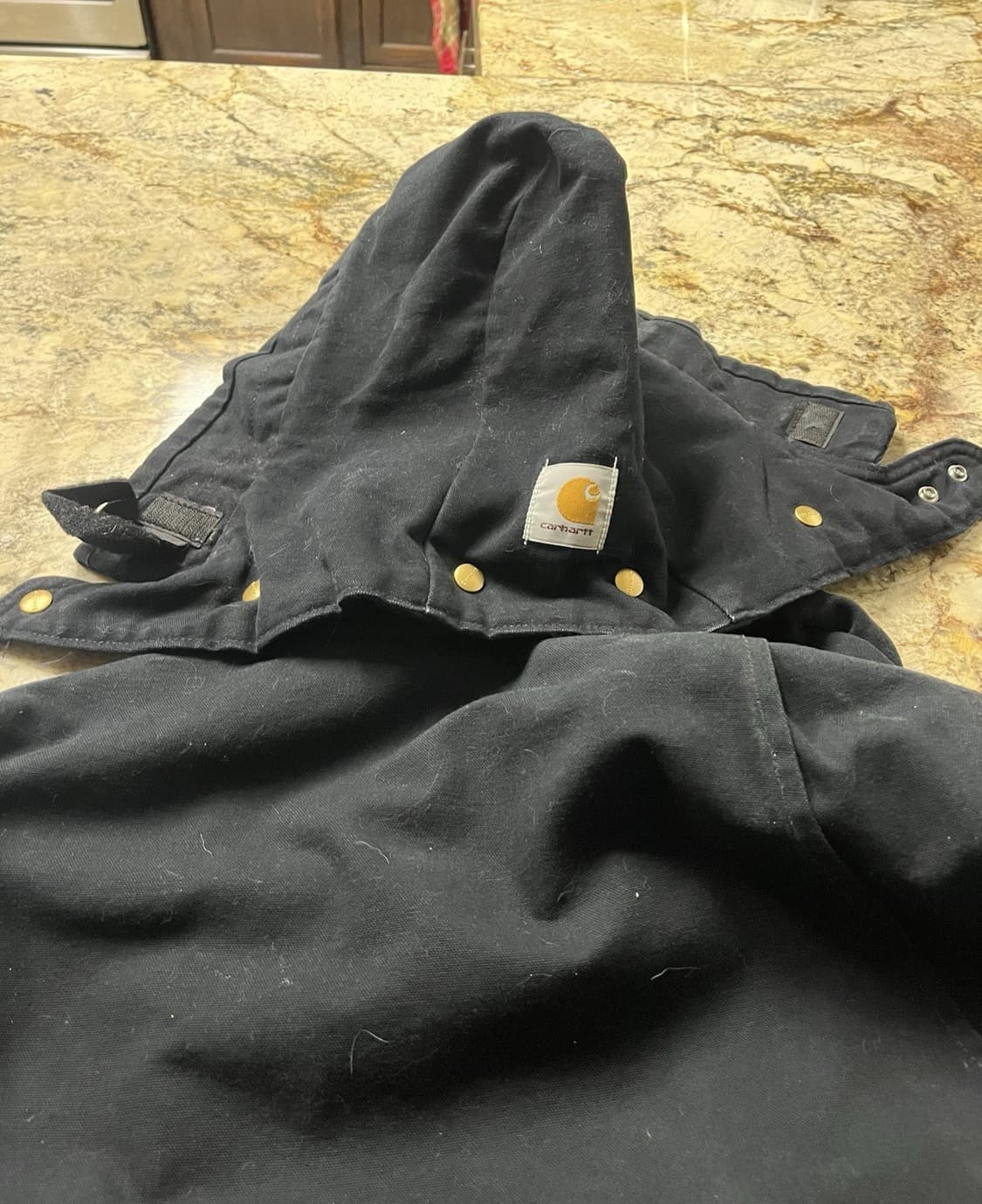 (후드포함) 칼하트 J01 디트로이트 자켓 블랙 상품이미지7