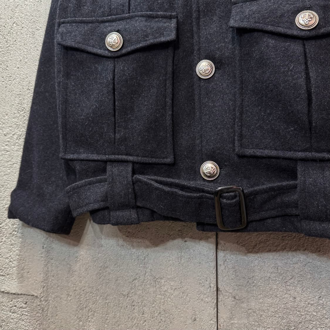 꼼데가르송 옴므 플러스 모더니즘 밀리터리 울 자켓 (S) 상품이미지3