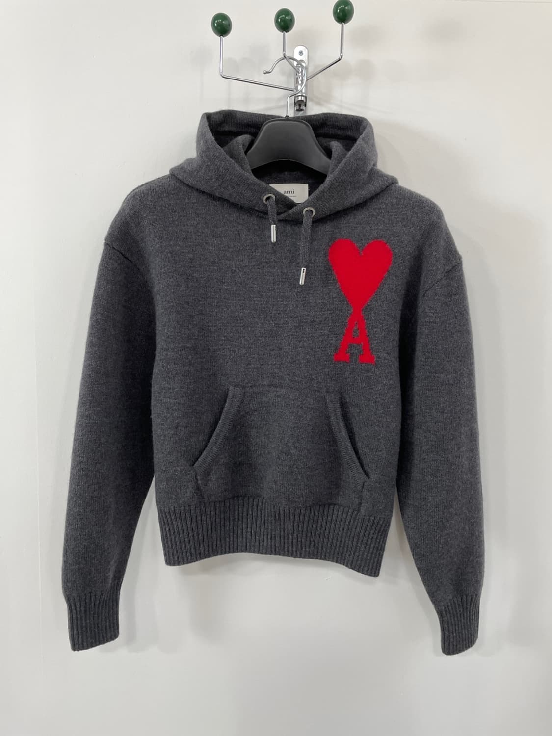 아미 빅 하트 로고 울 후디 상품이미지1