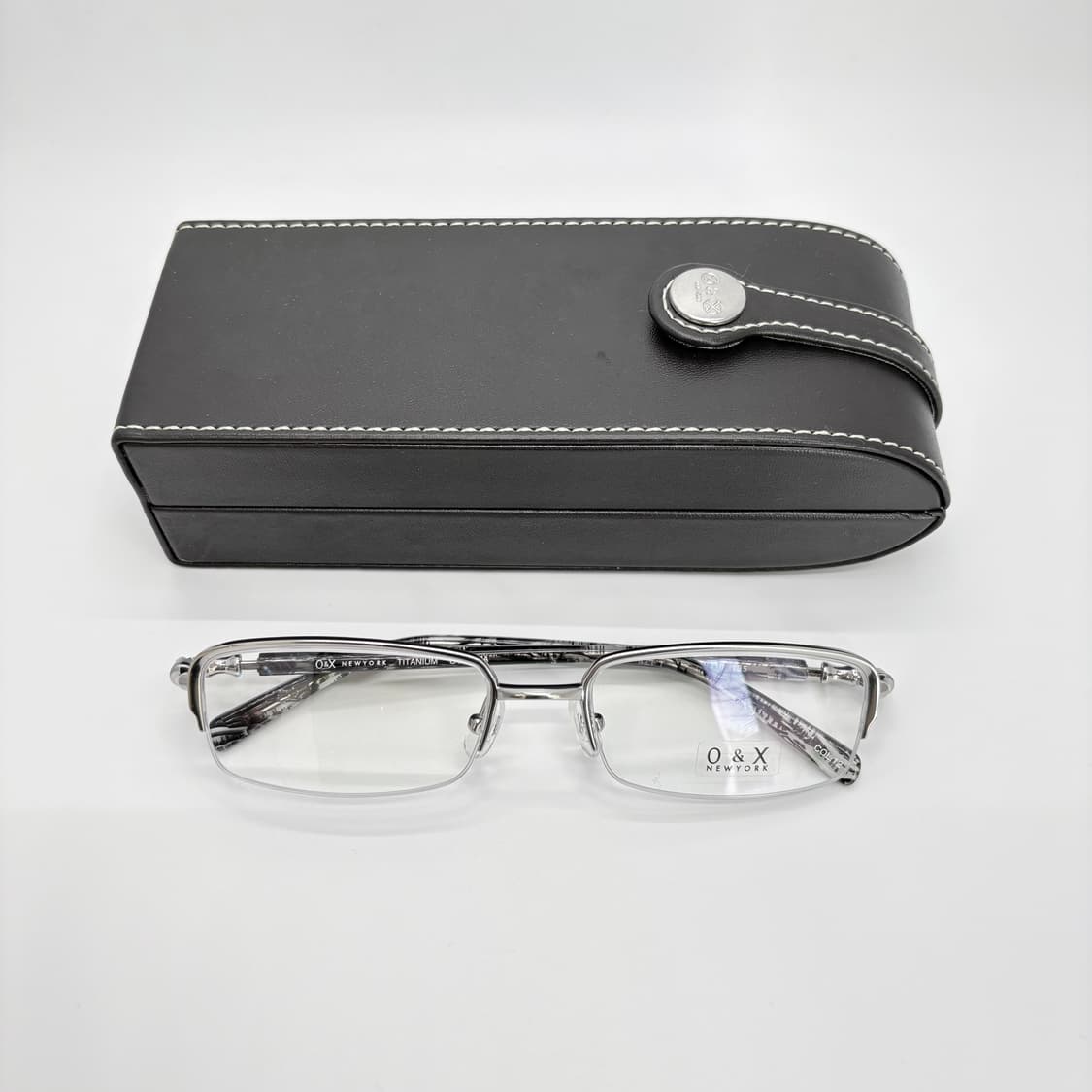 O&X 오앤엑스 실버 스퀘어 반무테 (정품케이스증정) 상품이미지7