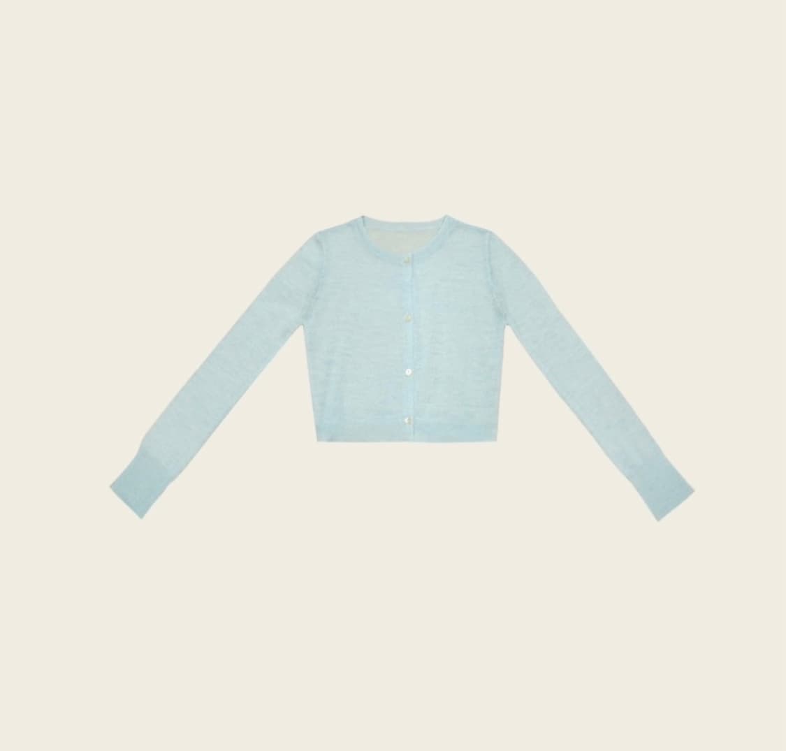 [새상품] 시예 siye 샵시예 - 애프터가디건 블루 상품이미지4