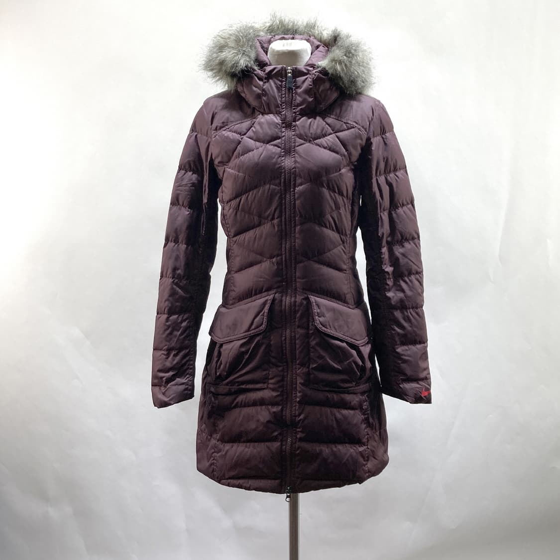 나이키 여성다운롱패딩자켓 퍼플 S  상품이미지1
