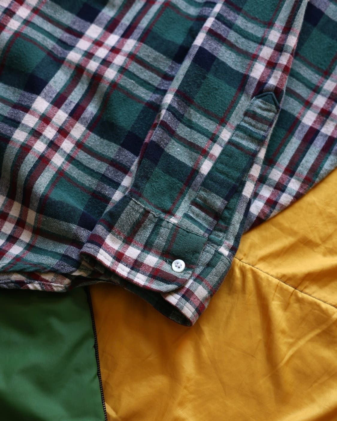 에디바우어 Late7~80s 플란넬 버튼다운 셔츠 상품이미지4