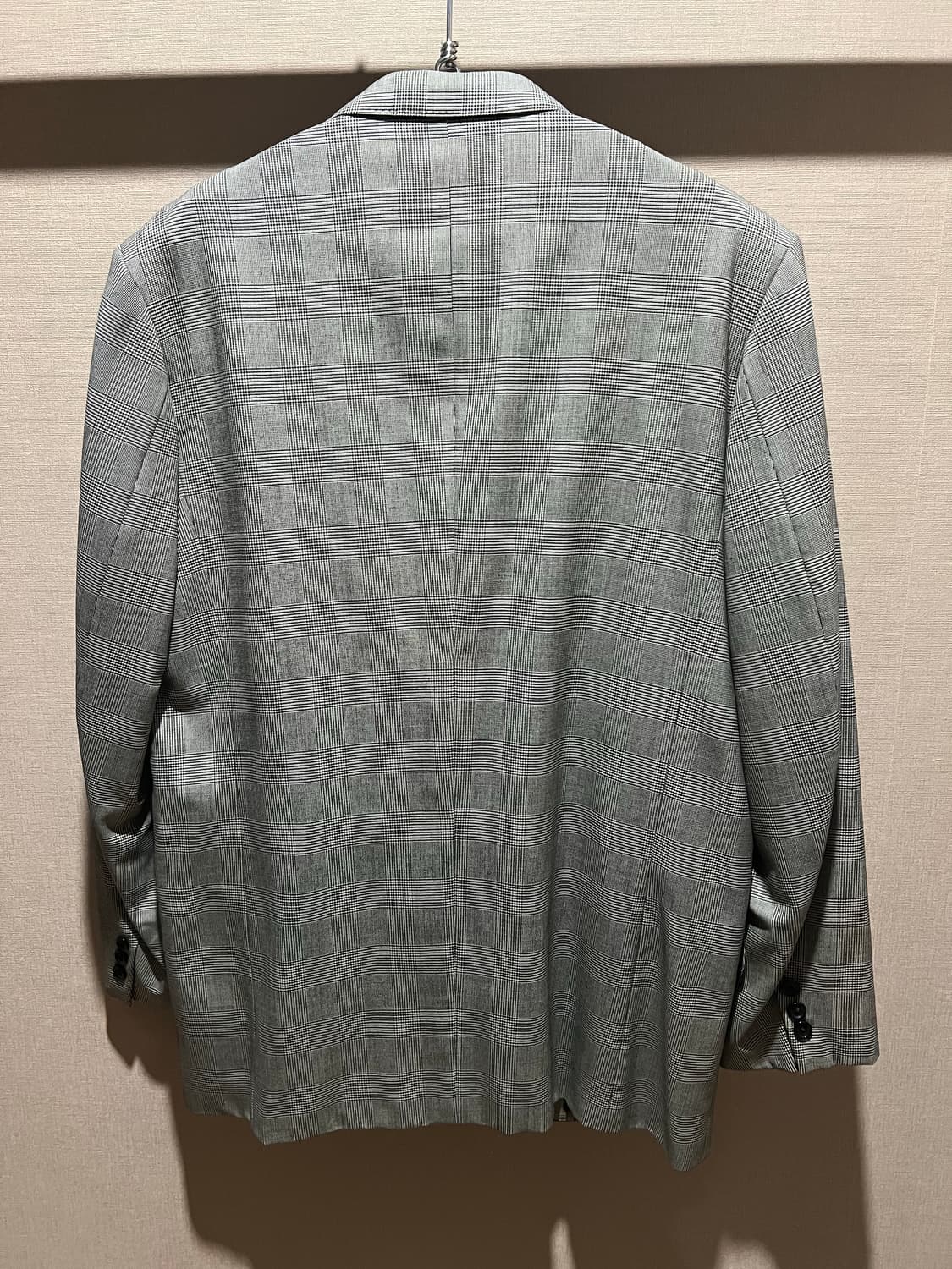 Y's for men 울 체크 블레이저 M 상품이미지2
