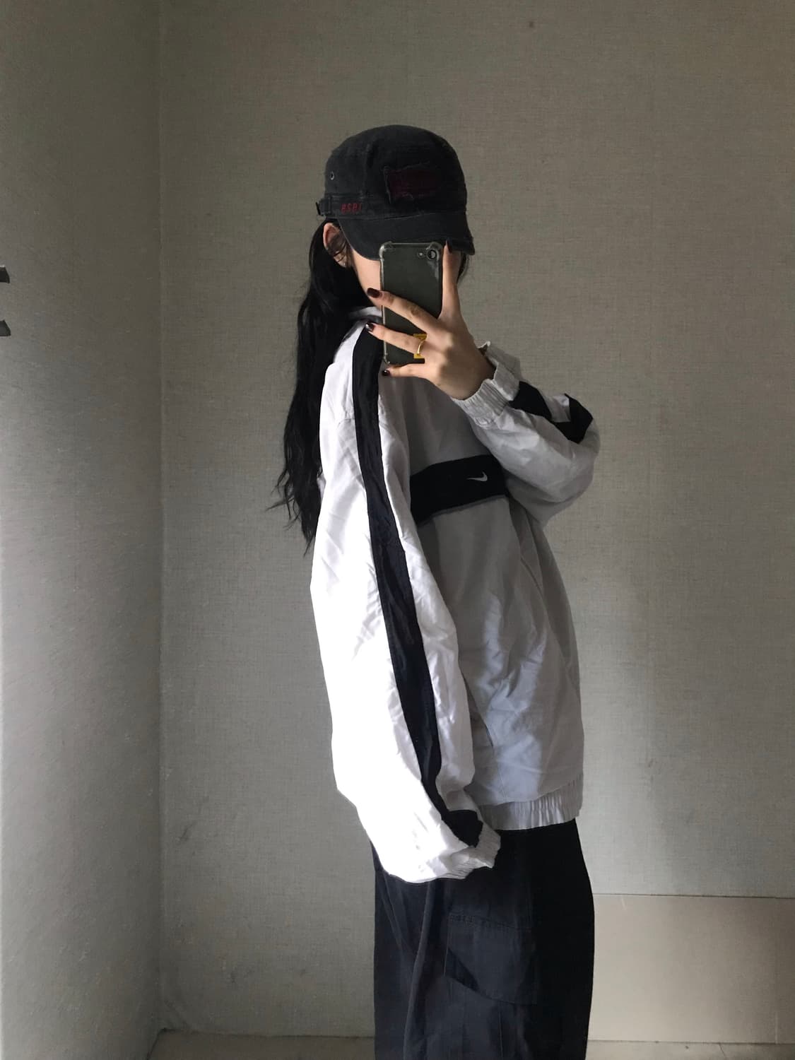 나이키 00s 흰검 바람막이 상품이미지3