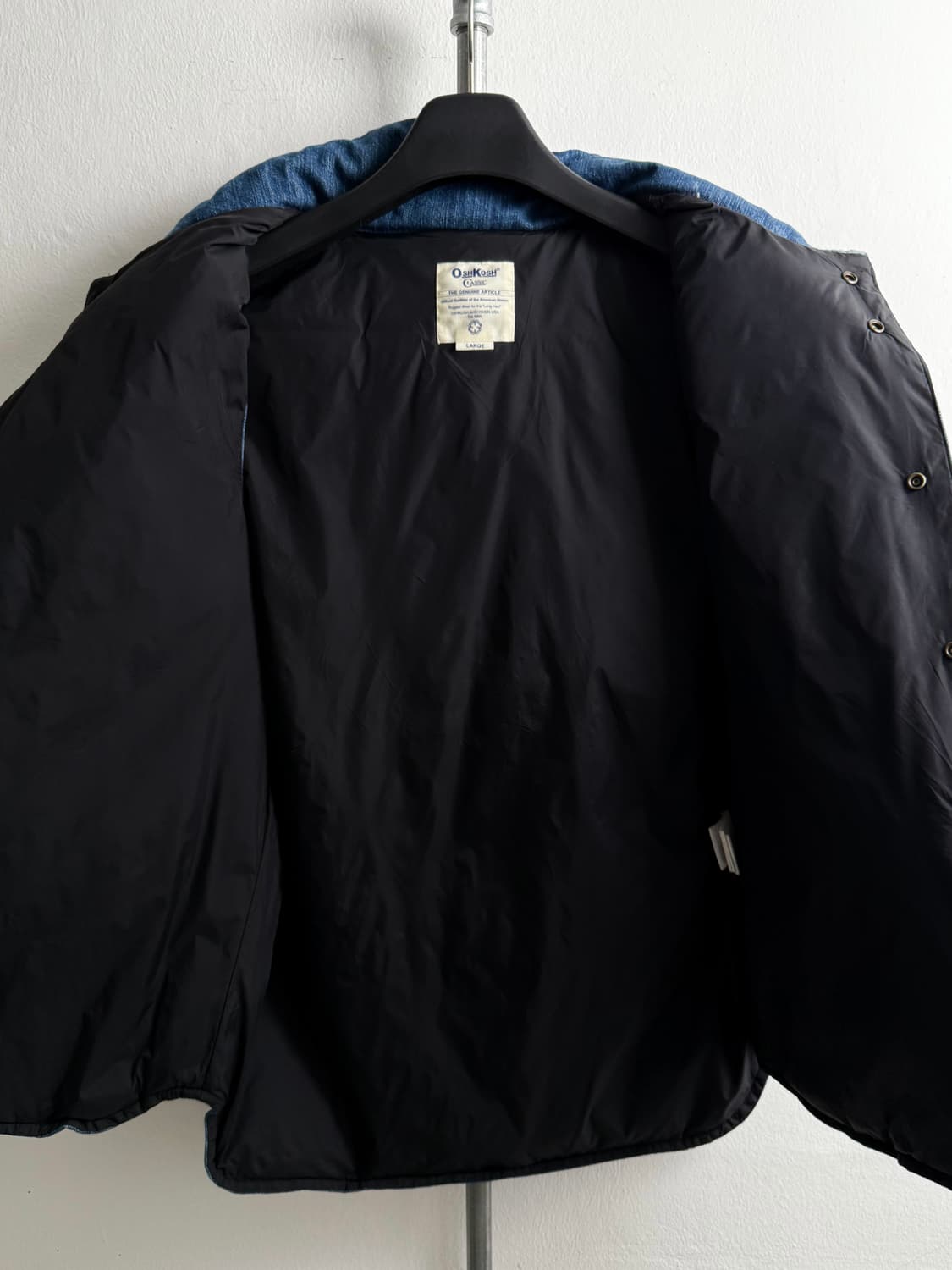 Vintage OSHKOSH Denim Down Vest 상품이미지5