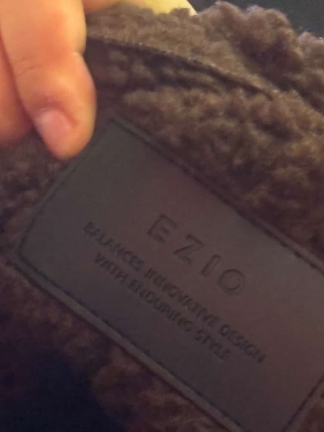 EZIO 브라운 무스탕 상품이미지4