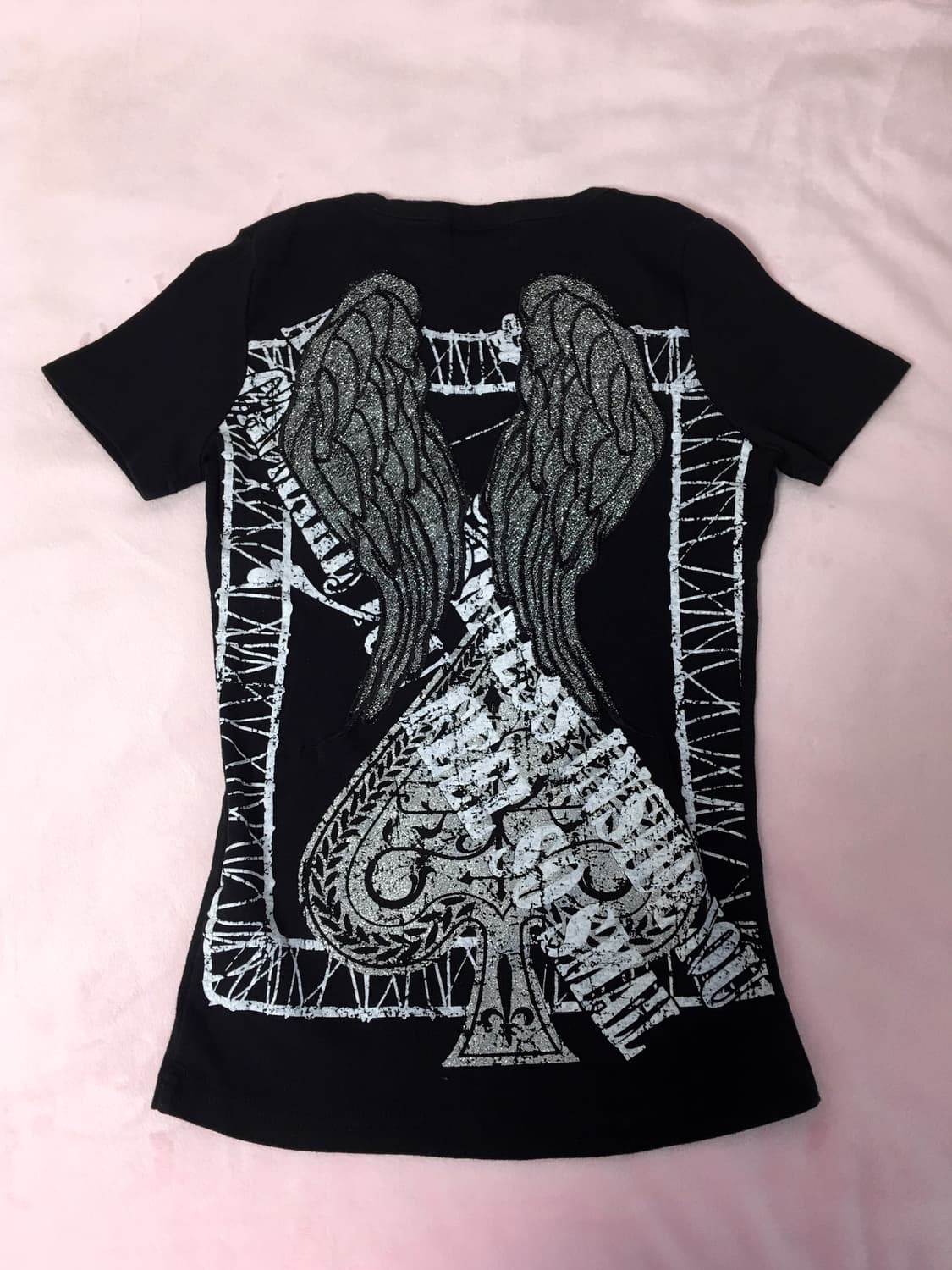 레터링 엔젤 탑 펑크 락시크 와투케 오네갸루 히메갸루 세실맥비 트랄라라 상품이미지2