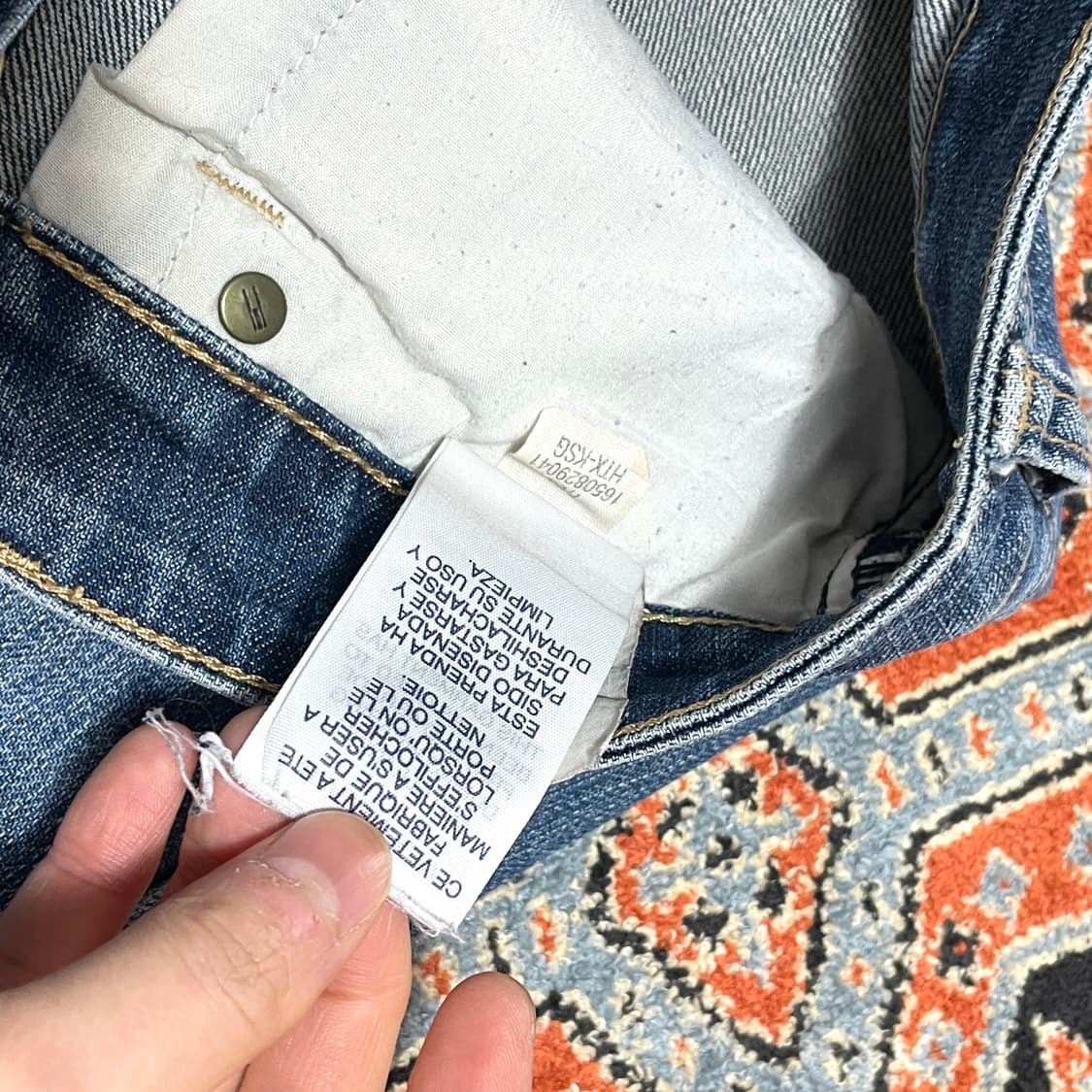 타미힐피거데님 중청 골반 데님팬츠 여성M 상품이미지5