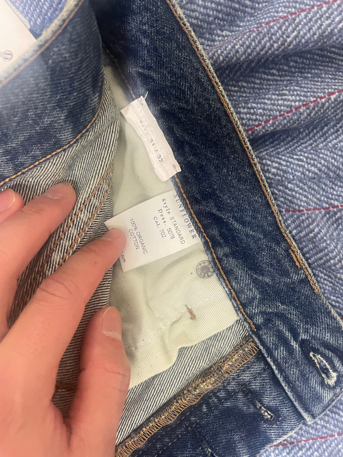 31/32 선플라워 스탠다드 미드블루 데님 5078/702 상품이미지3