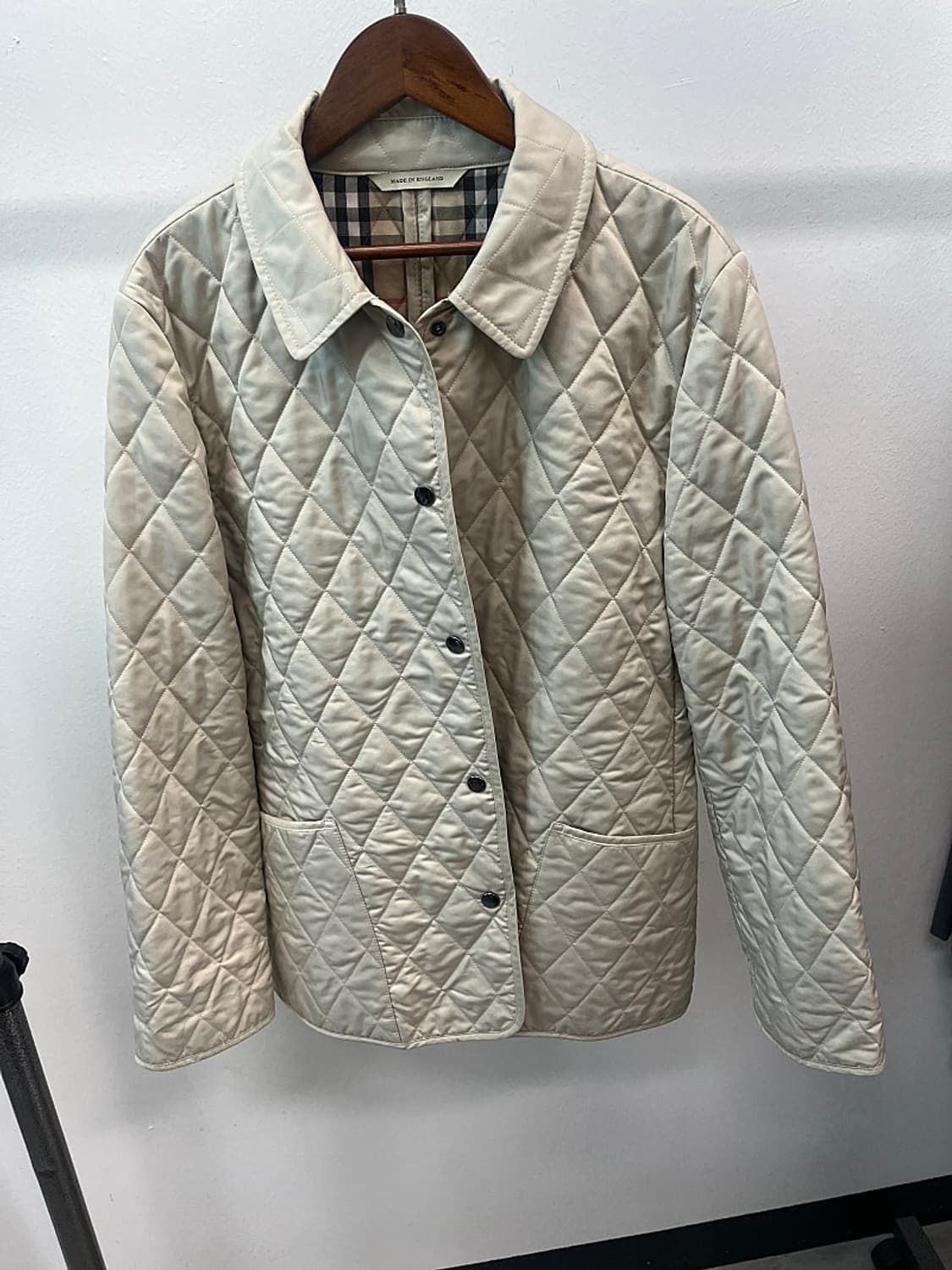 여) 버버리 런던 베이지 퀼팅자켓  상품이미지2