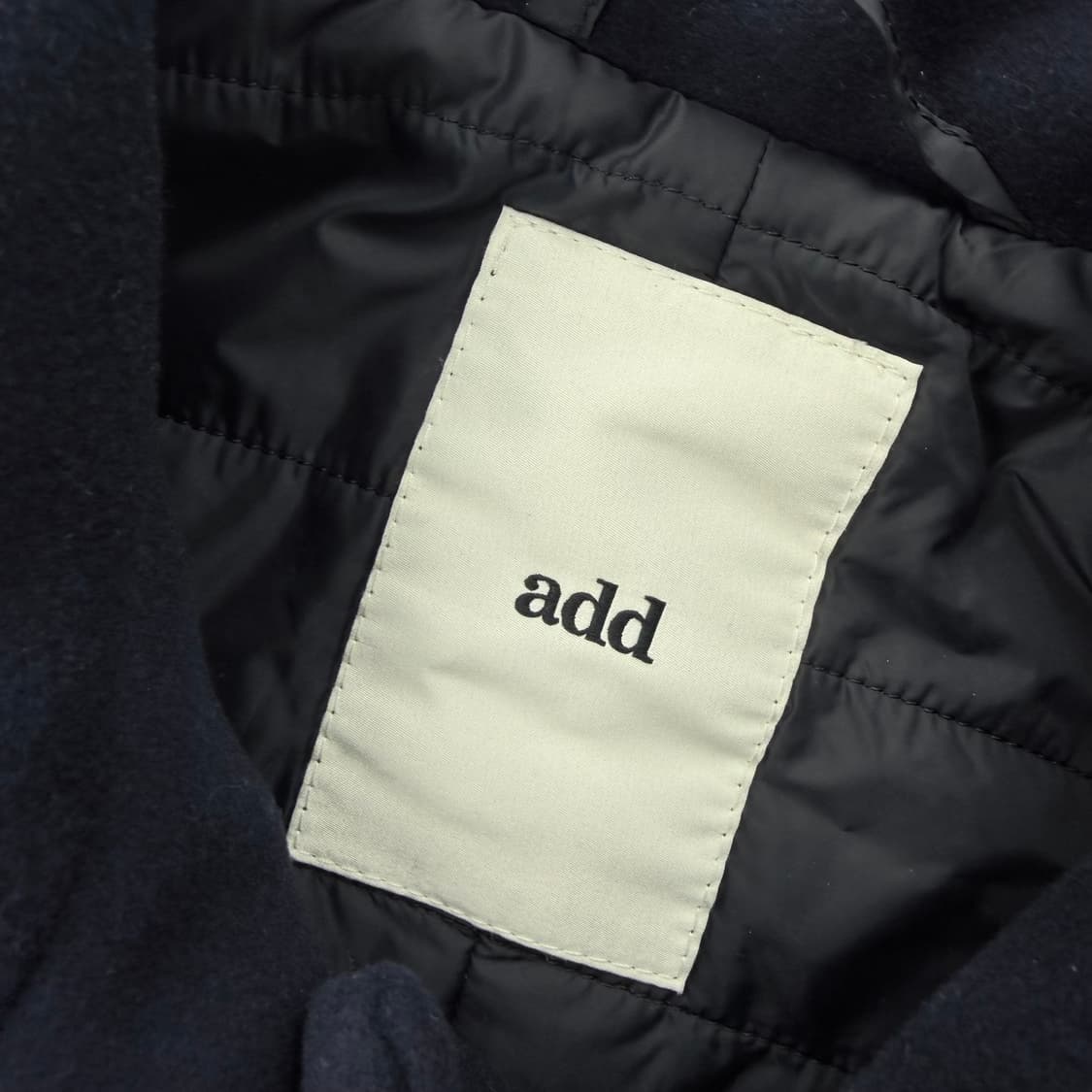 add 더블포켓 네이비 울 코트 상품이미지5