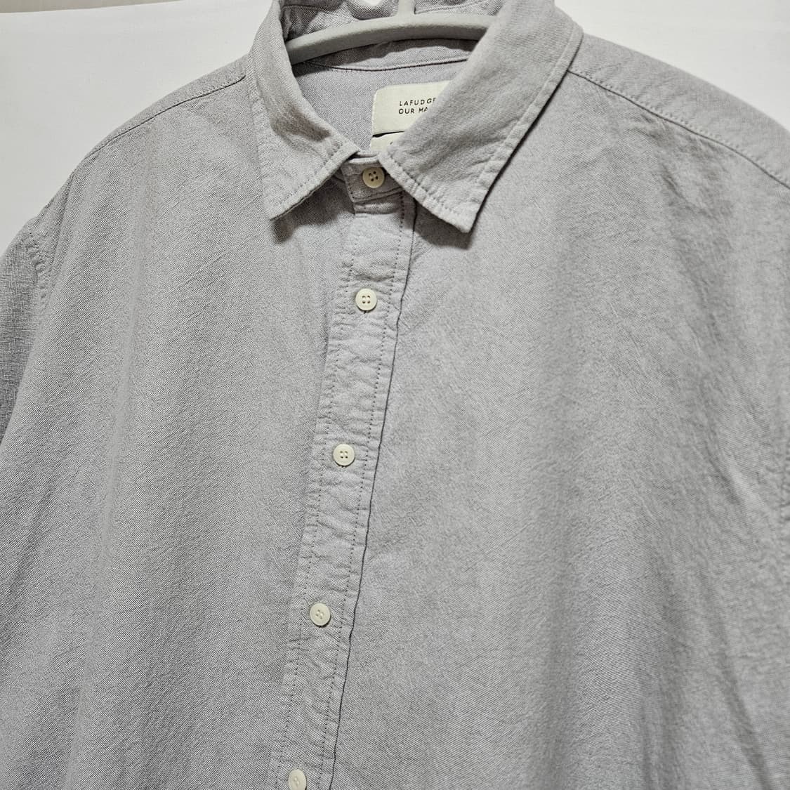 라퍼지스토어 오가닉 코튼 반팔 셔츠 S 상품이미지2