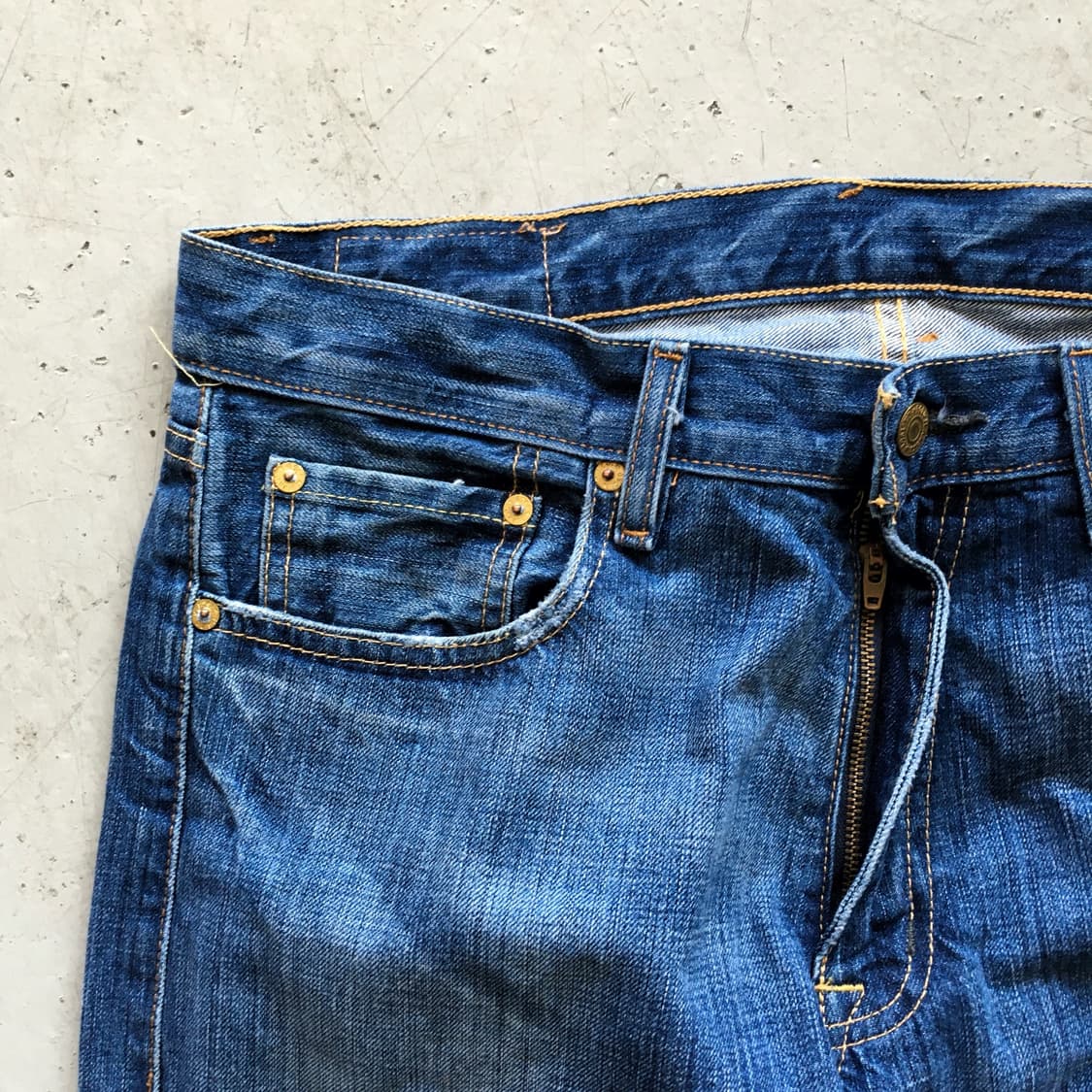 Polo Flare Denim Pants 상품이미지3
