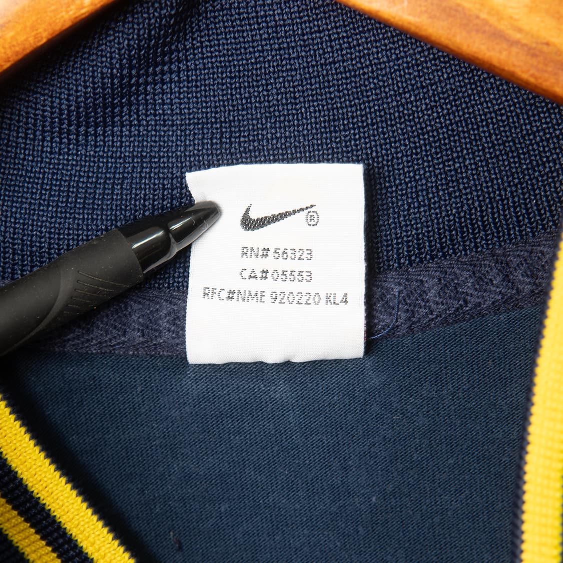 [XXL] 90s 나이키 미시간 유니버싵티 울버린스 풋볼팀 웜업져지  상품이미지7