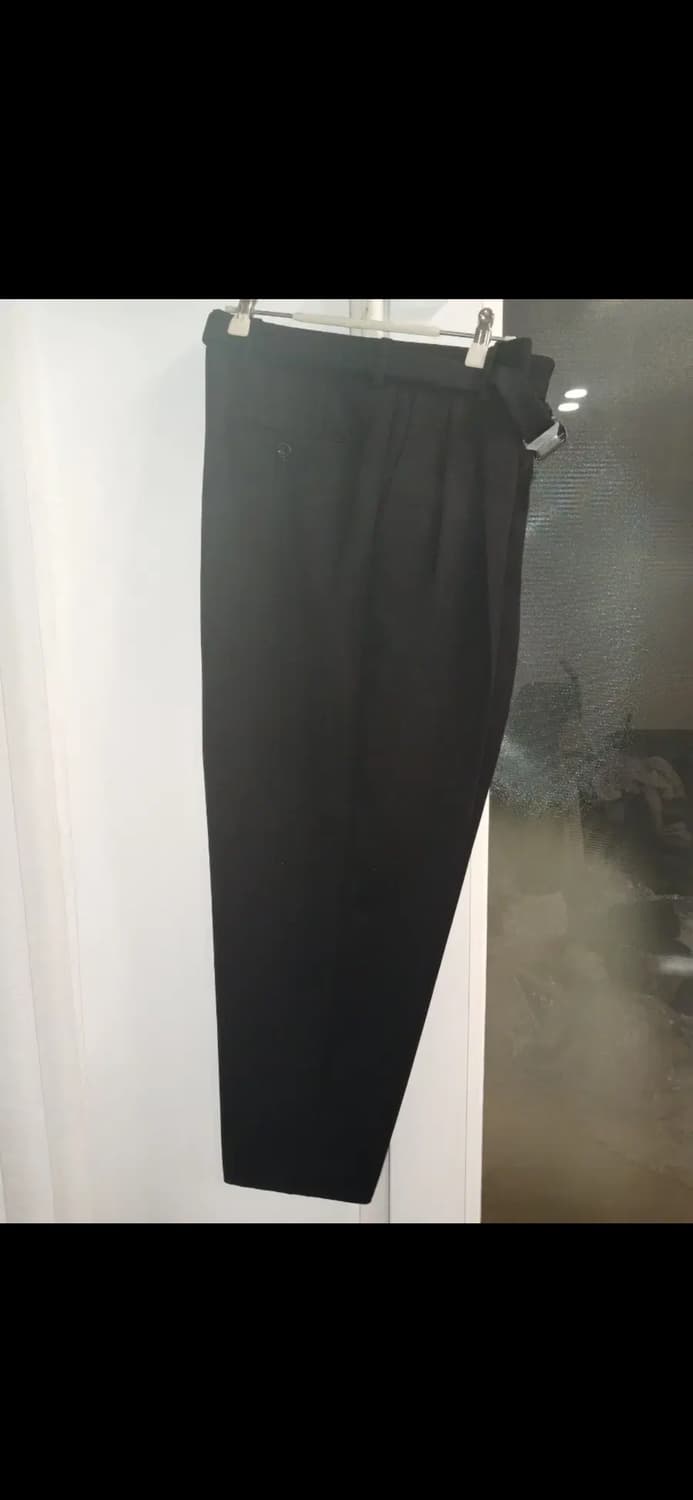 YSL rive gauche WIDE DRAPES WOOL TROUSER 상품이미지2