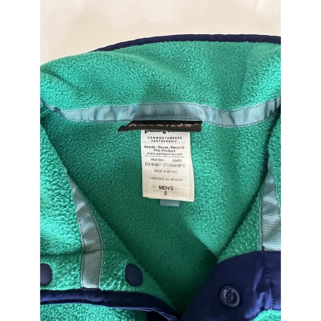 파타고니아 신칠라 스냅-T 그레이/네이비 상품이미지6