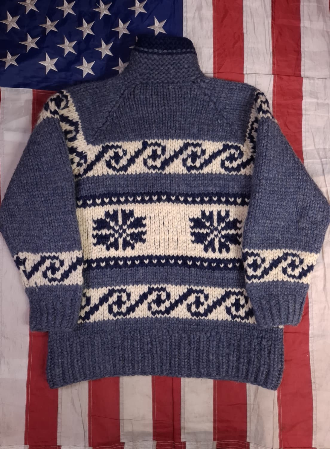 특A급 빈티지 코위찬 TYPE 헤비울 노르딕 가디건 상품이미지5