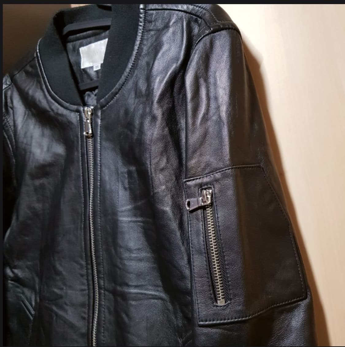 95 / 양가죽 MA-1 블루종 봄버자켓/와양330 상품이미지2