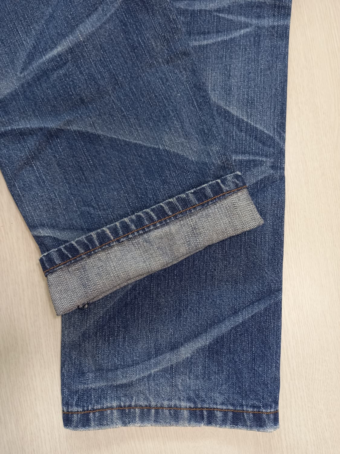 33 KELLO JEANS 데미지워싱 일자진 33-415 상품이미지5