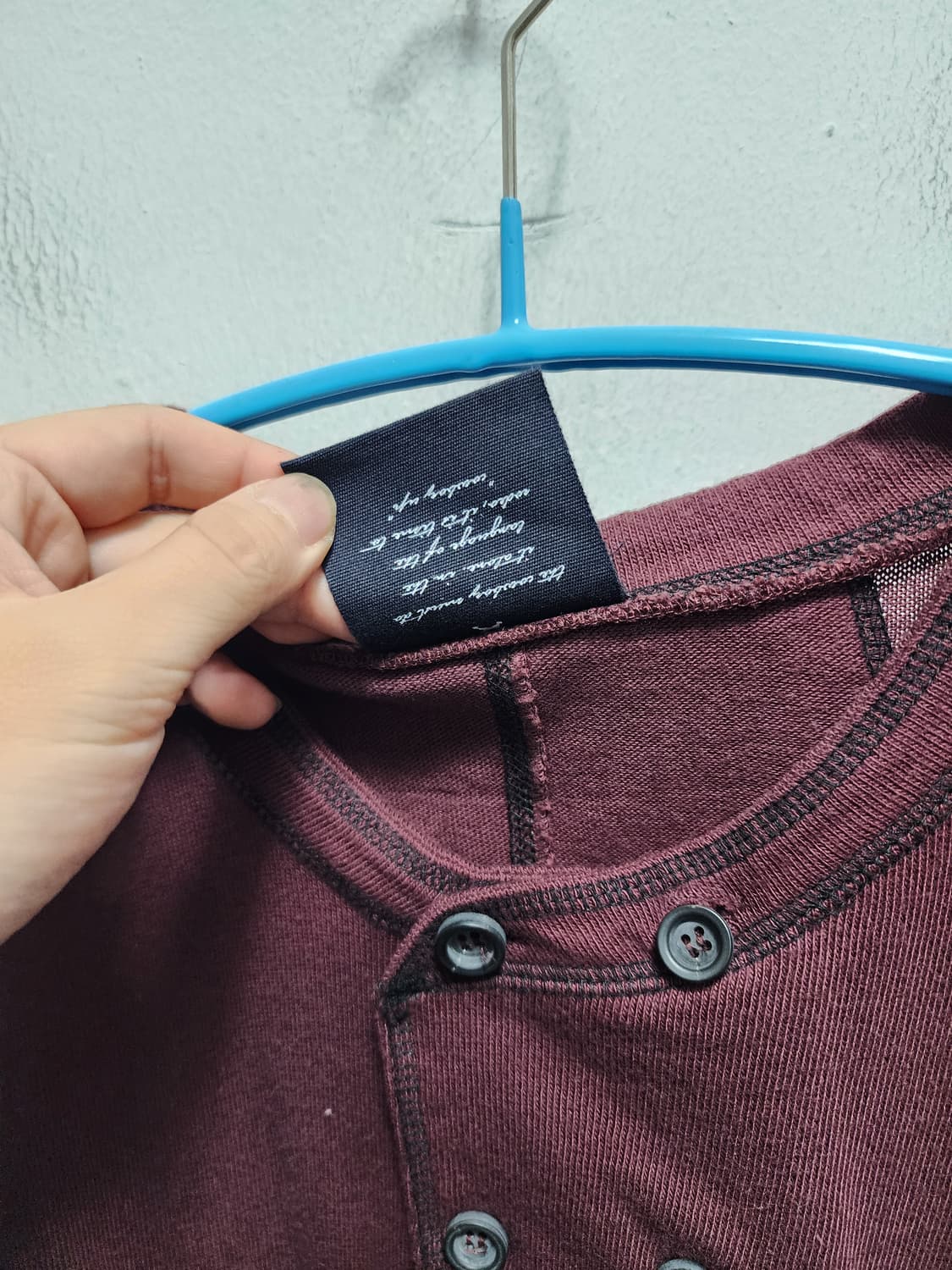 제너럴아이디어 최범석 8단추 스판 헨리넥 상품이미지4