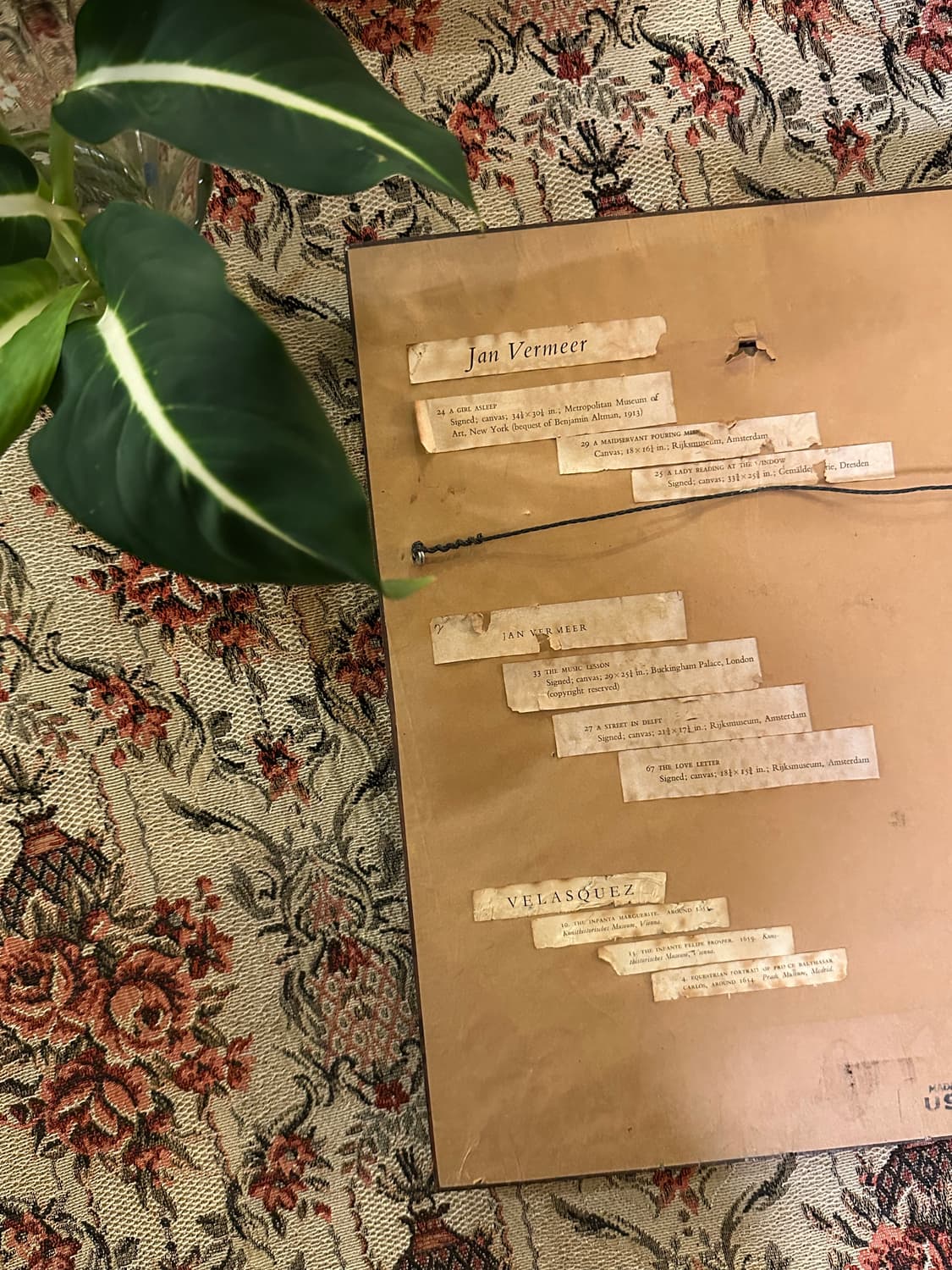 미국 빈티지 명화 미니어처 모음 액자 상품이미지2