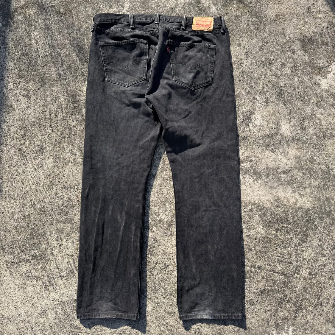 [38] 리바이스 501 흑청 데님 팬츠 상품이미지2