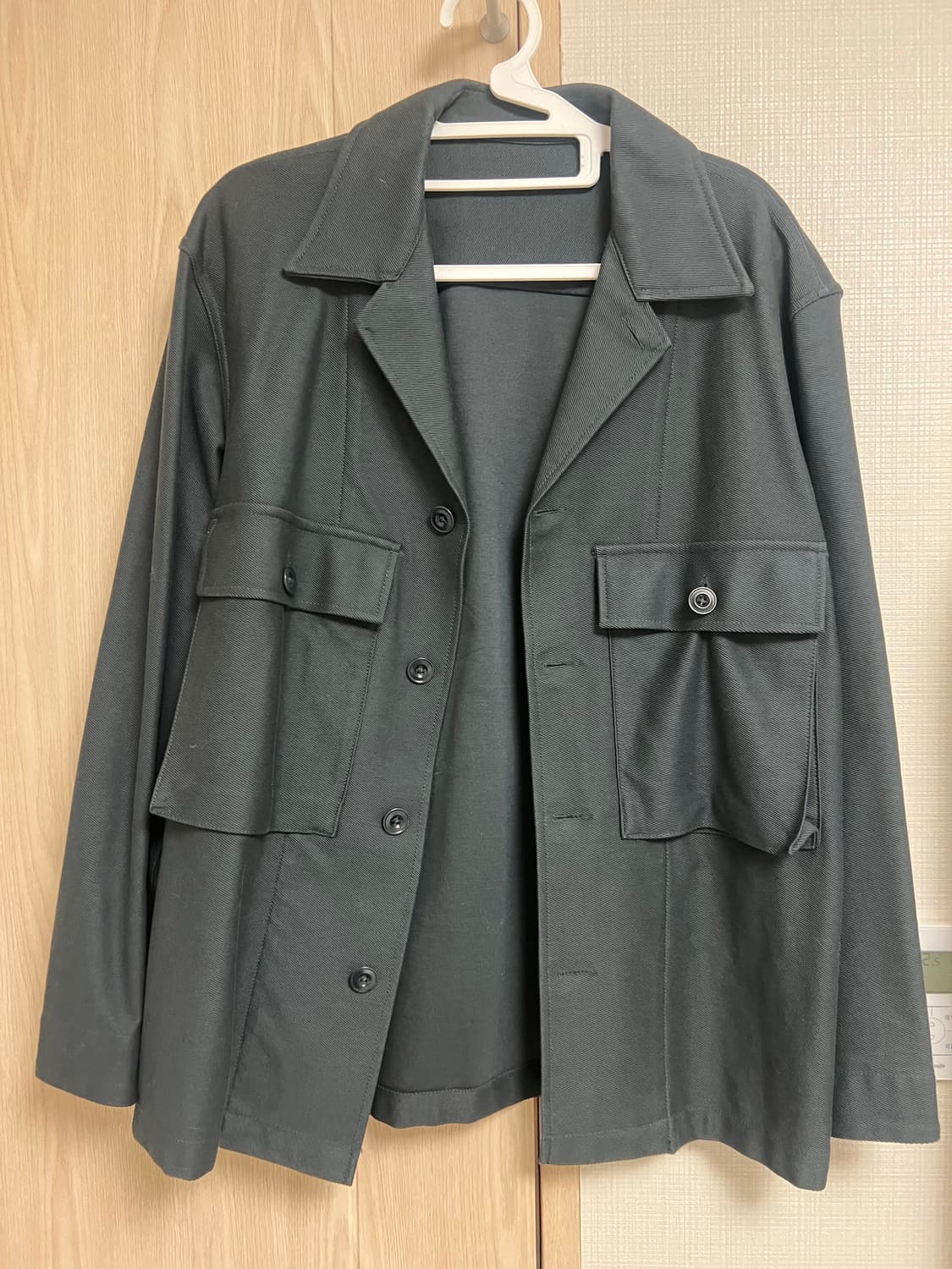 유니클로U/저지 셔츠 자켓 네이비/M 상품이미지2