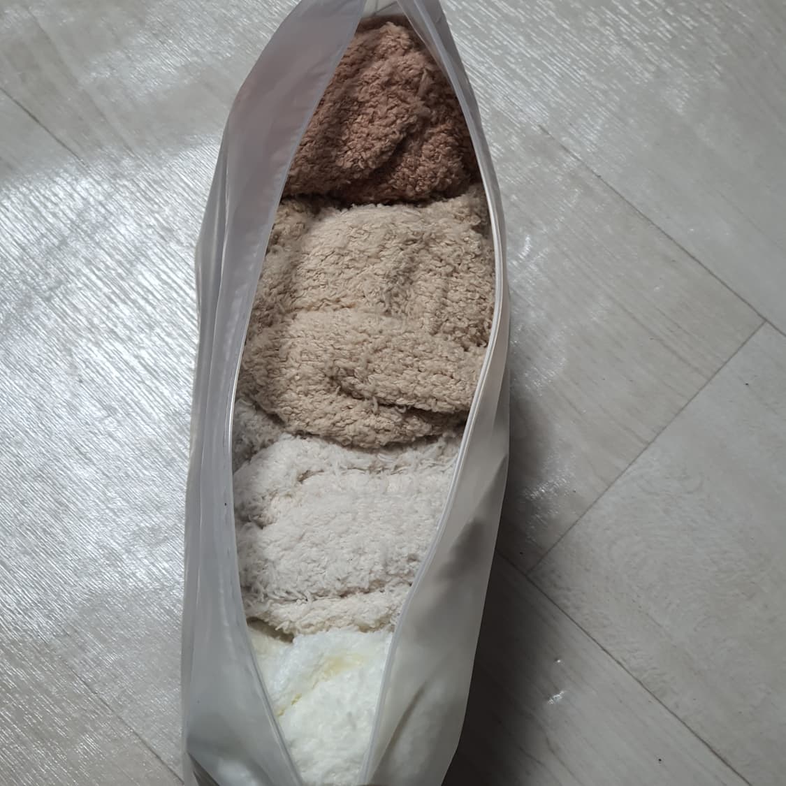 여성 무압박 포근 수면양말 4개 1세트 새상품 상품이미지4