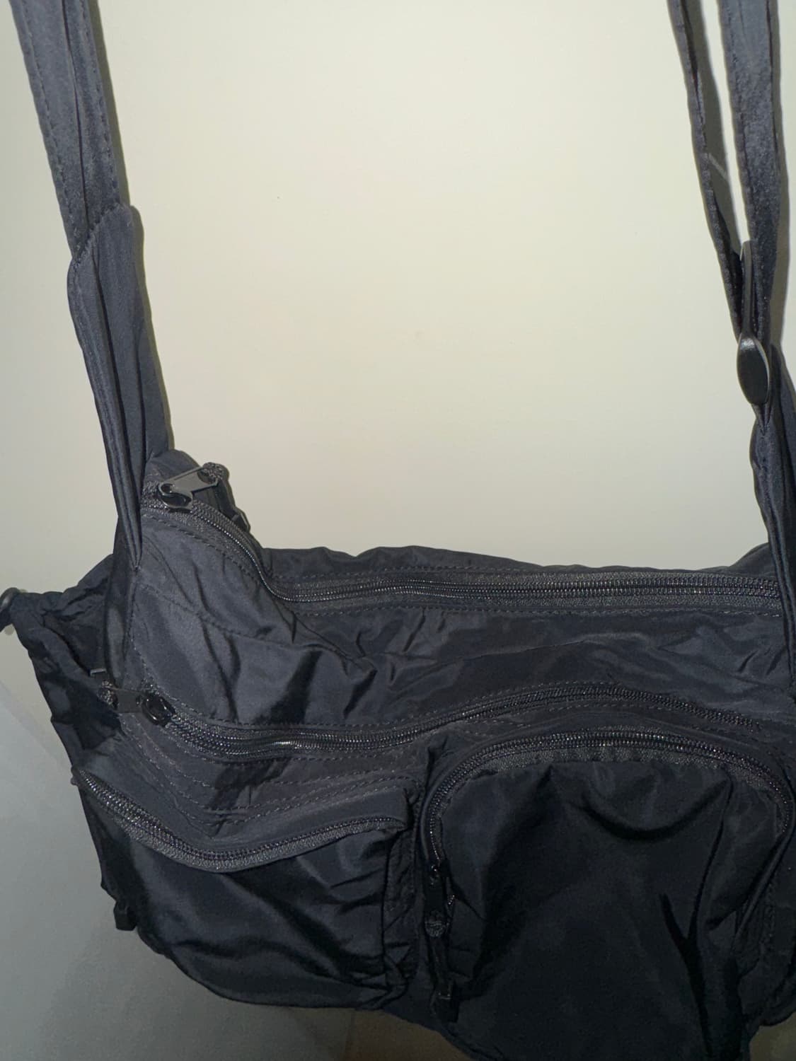 WEGO 멀티 포켓 나일론 크로스백 상품이미지3