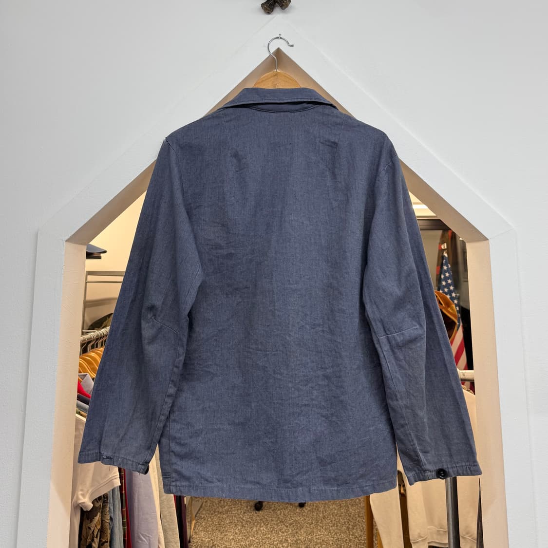 70s 빈티지 프렌치 워크 자켓 (M)   상품이미지4
