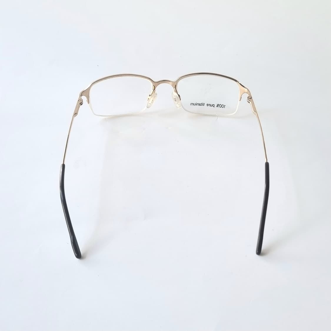 데드스탁 퓨어 티타늄 하프림 골드 프레임 안경테 783 상품이미지5