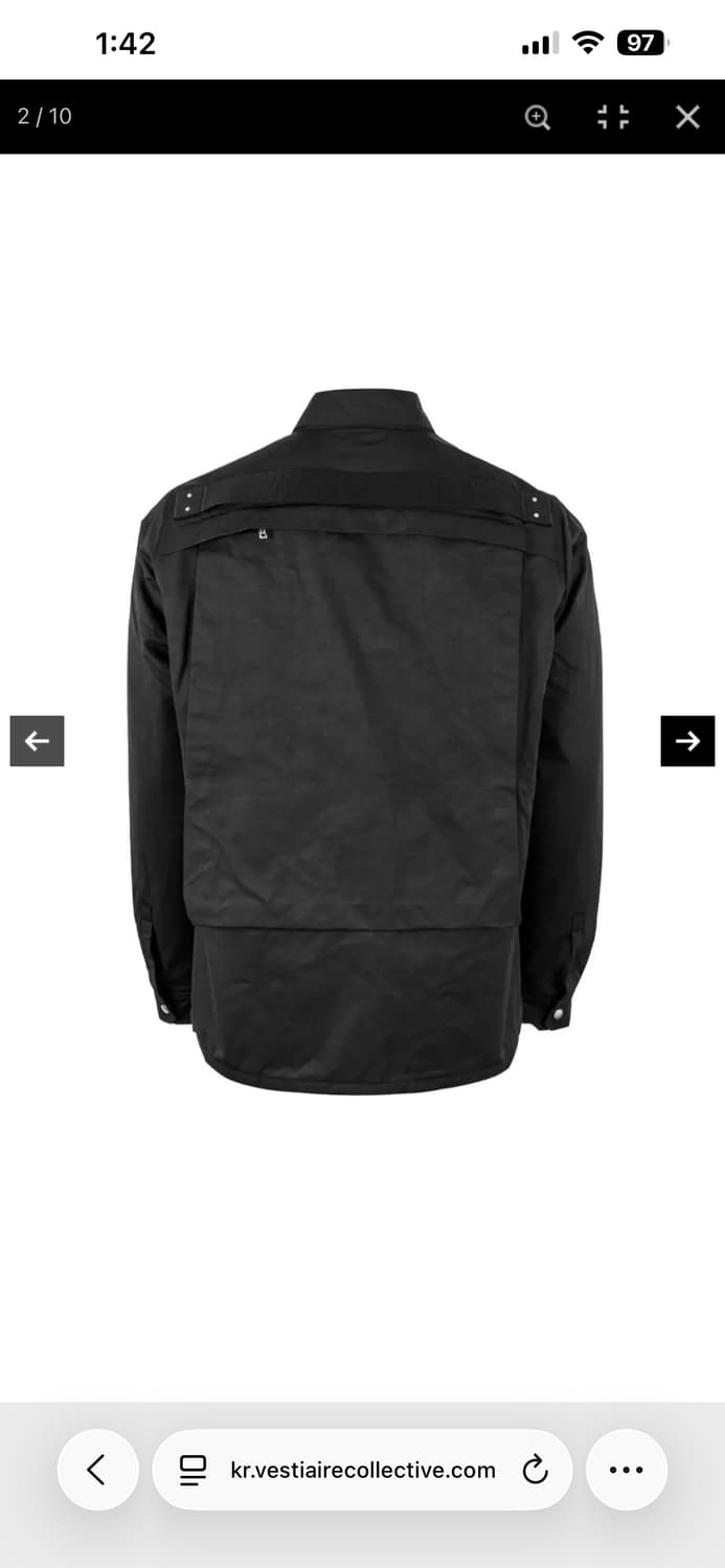 릭오웬스 다크쉐도우 패딩 셔츠 사이즈 L 상품이미지6