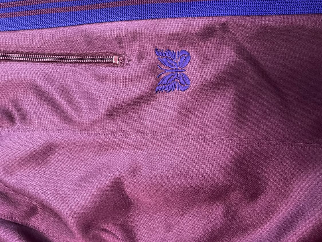 Needles H.D. 트랙팬츠 폴리 스무스 와인컬러 상품이미지3