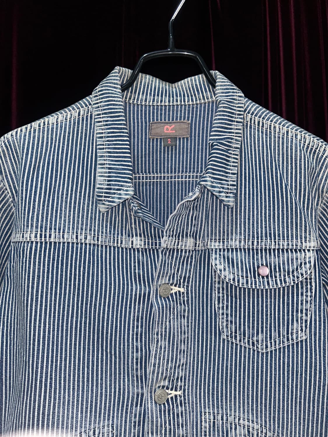 R by 45RPM hickory denim jacket 상품이미지2