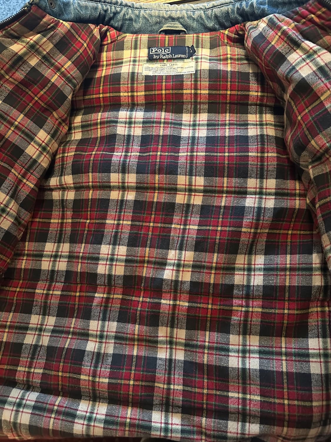 90s 빈티지 폴로 랄프로렌 데님 블루종 자켓 상품이미지5