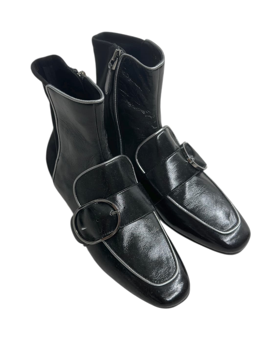 엠포리오 아르마니 벨티드 사이드 지퍼 부츠 상품이미지2