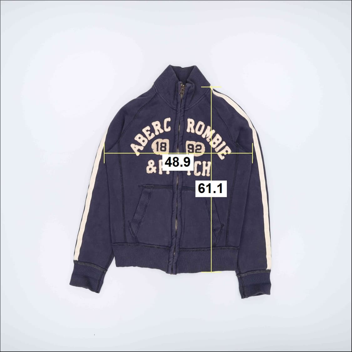 [S] 아베크롬비 여성 기모 아치 로고 집업 자켓 0106J 상품이미지7