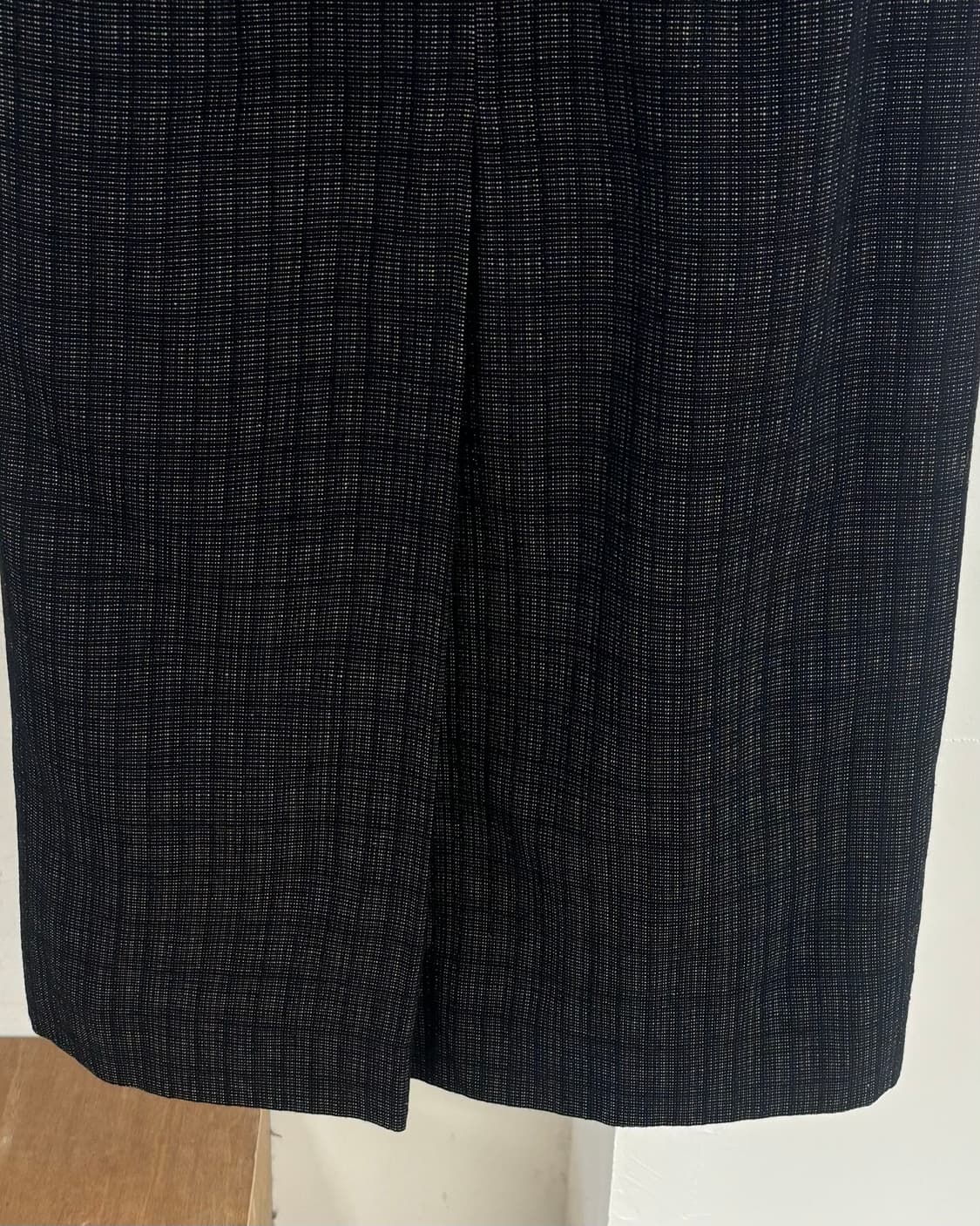 드리스반노튼 체크 패턴 미디 트위드 스커트 상품이미지6