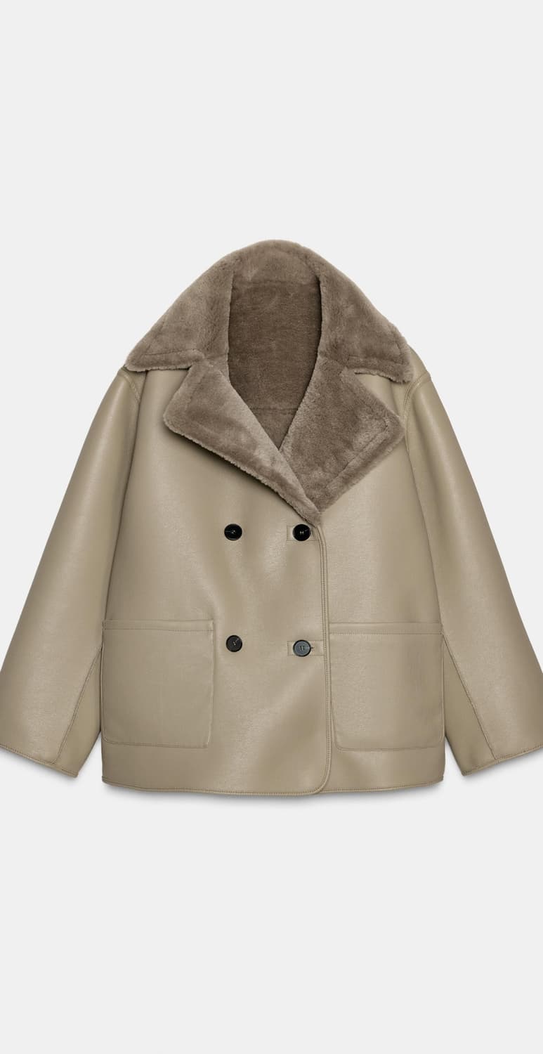 자라 양면 에코퍼 자켓 새상품 (정가169900) 상품이미지6