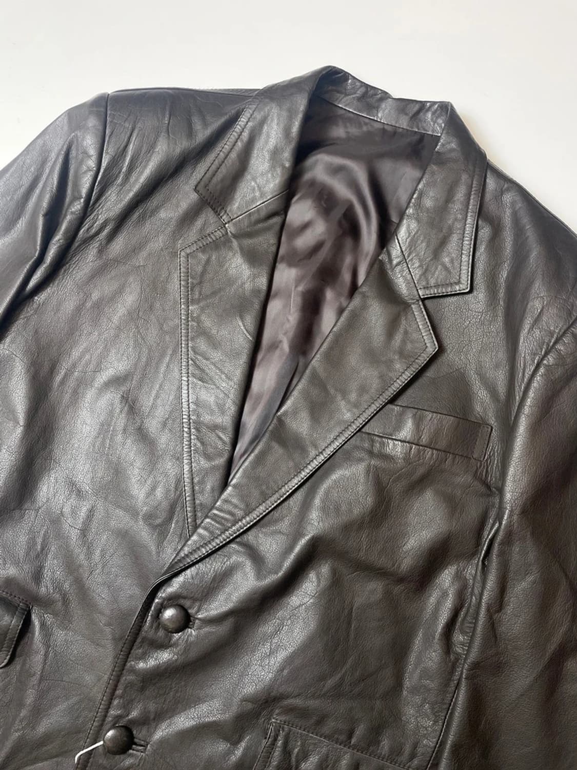 Selected 00's 레더 블레이저 자켓 PN9529 상품이미지2