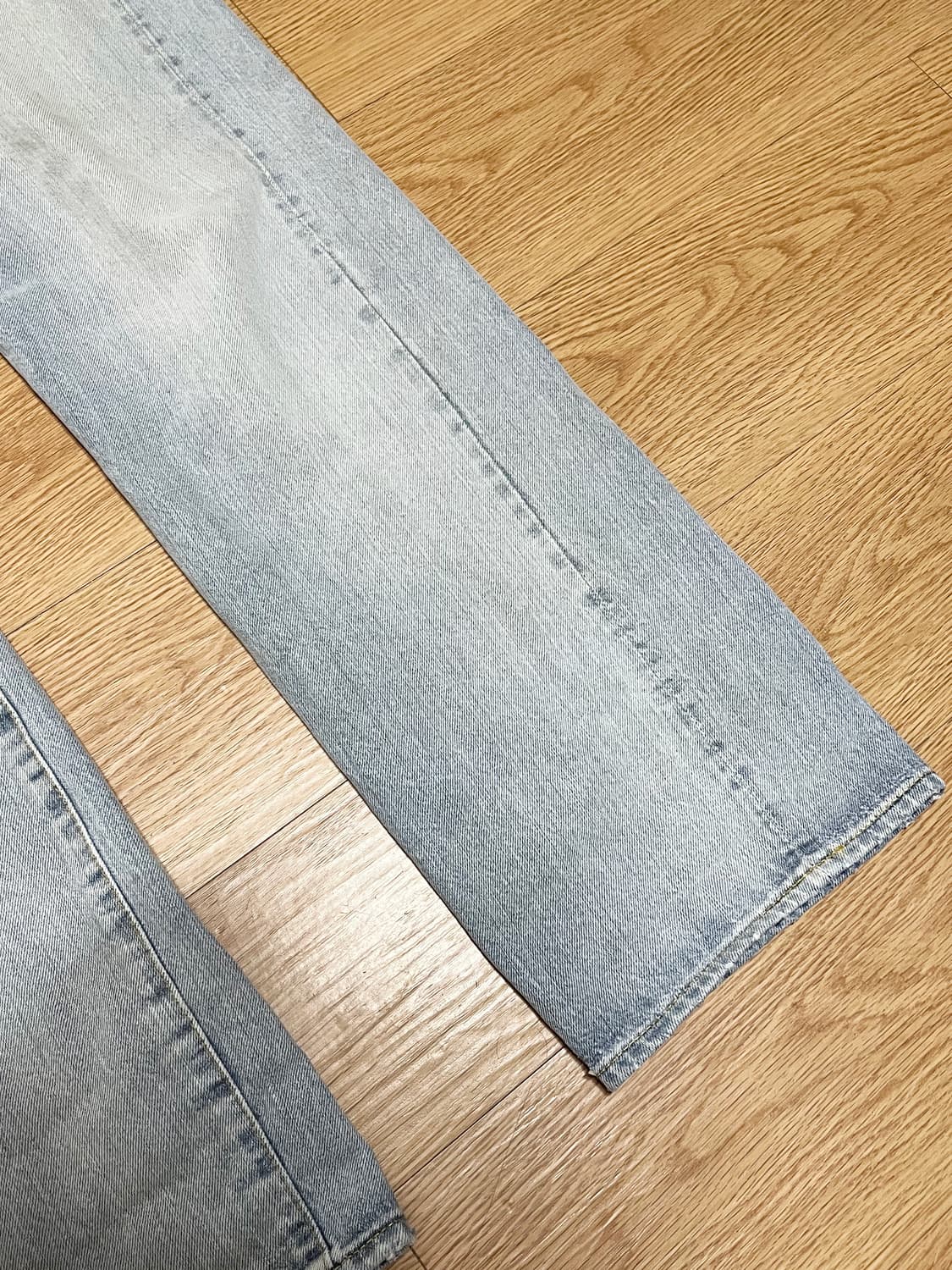 리바이스 lvc 1947 501 연청 데님 34x32 상품이미지7