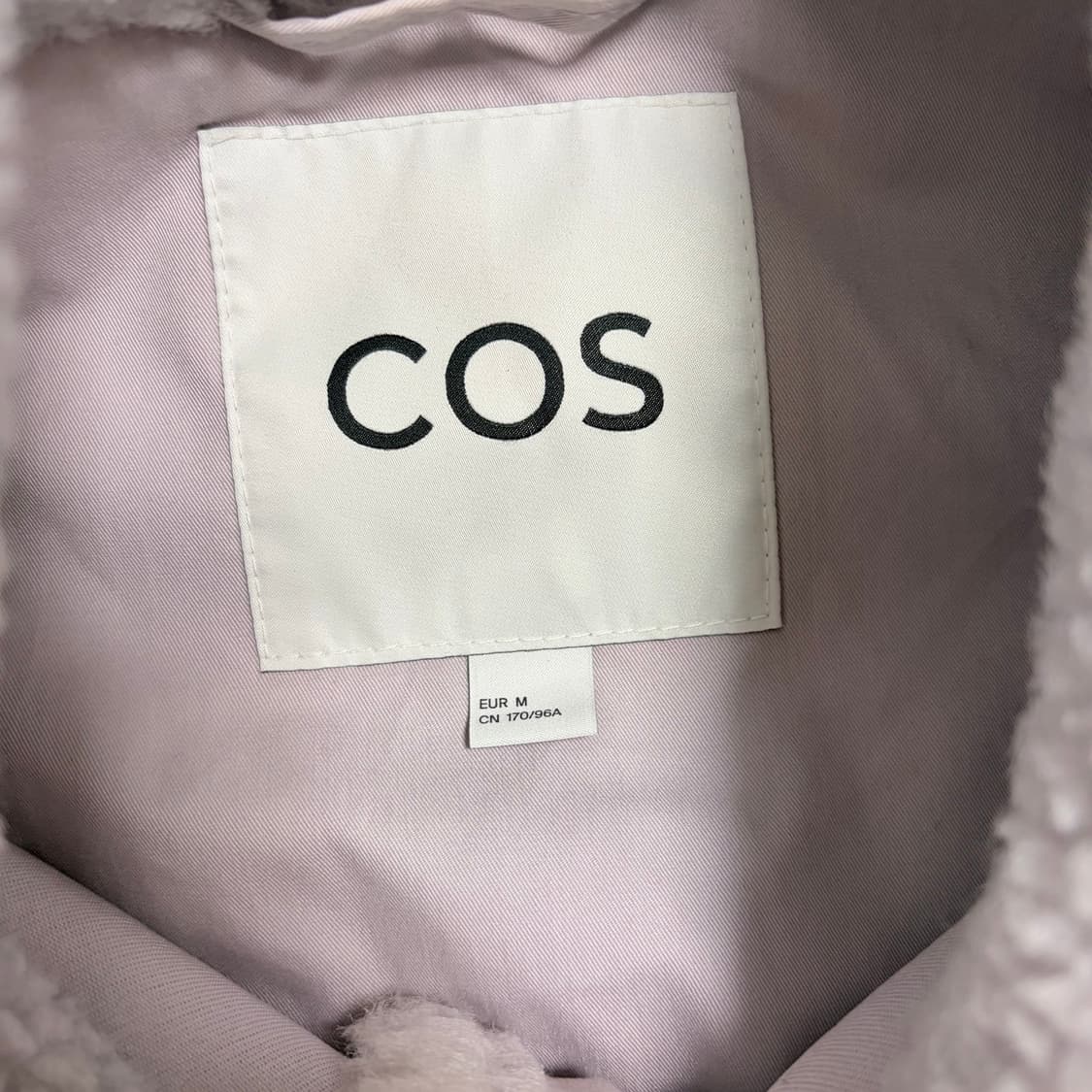 COS 뽀글이 플리스 자켓 라벤더 상품이미지4