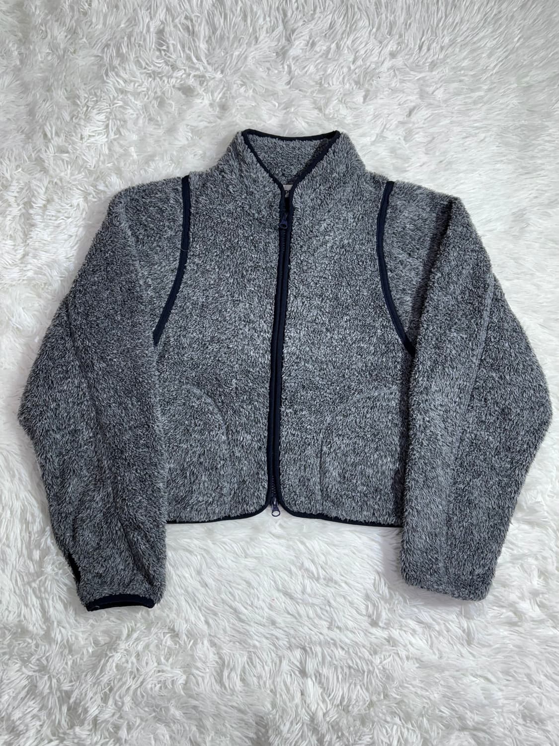 오픈와이와이 투웨이 오버핏 후리스 집업  상품이미지3