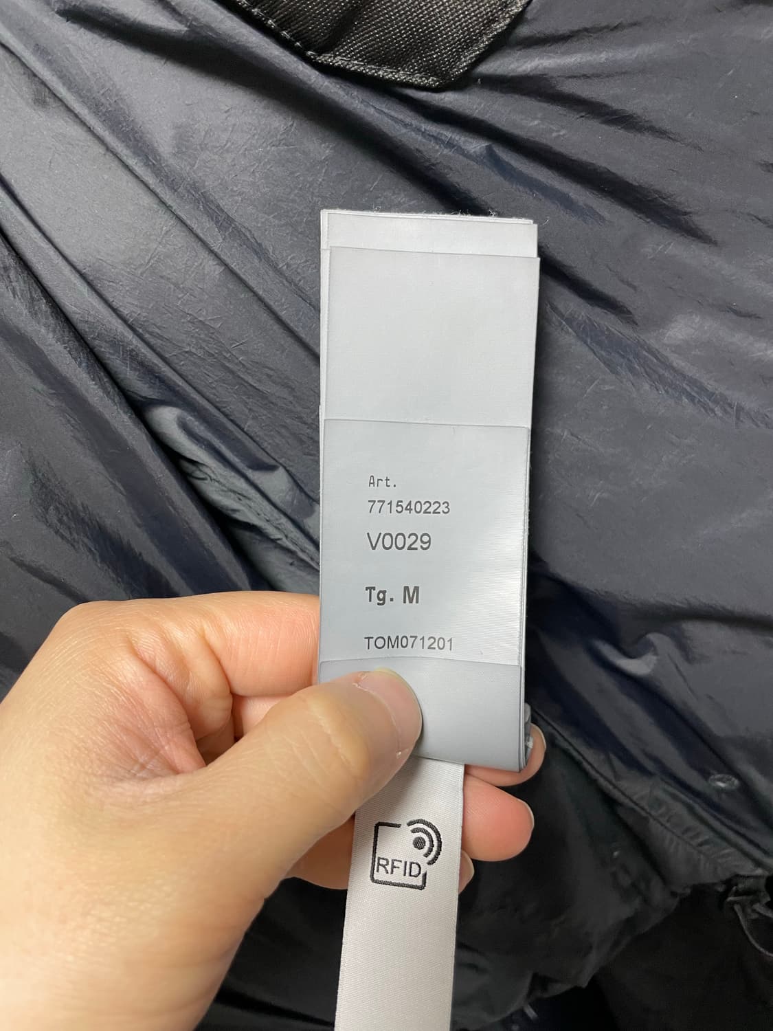 [M사이즈] 22FW 스톤아일랜드 가먼트다잉 크링클랩스 패딩 상품이미지10